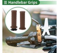 7/8" 22mm 15/16" 24mm Moto Poignées de main Cover Kit Antidérapant TPU Guidon Poignées de gaz pour moto scooter vélo ATV Marron 1 Set