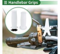 7/8" 22mm 15/16" 24mm Moto Poignées de main Cover Kit Antidérapant TPU Poignées de guidon pour moto scooter vélo ATV Blanc 1 Set Bande Motif