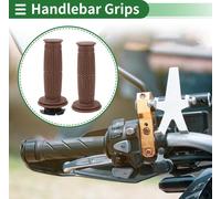 7/8" 22mm 15/16" 24mm Moto Poignées de Main Kit Couverture Antidérapant TPU Guidon Couverture pour Moto Scooter Vélo ATV Marron 1 Set