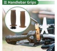 7/8" 22mm 15/16" 24mm Moto Poignées de main Kit de couverture antidérapant TPU guidon poignée de gaz pour moto scooter vélo ATV clair brun 1 kit
