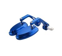 7/8 "22MM CNC Complet Moto Guidon Barre Fin Rétroviseur Rétroviseurs Latéraux Bleu Convexe Verre Universel pour MT07 MT09 Rétroviseurs