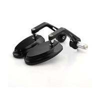 7/8 "22MM Complet CNC Moto Guidon Extrémité De La Barre Rétroviseur Rétroviseurs Latéraux Bleu Verre Convexe Universel pour Yam&aha MT07 MT09 Miroirs