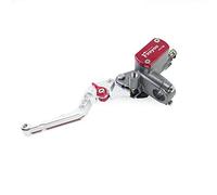7/8"22mm levier hydraulique embrayage maître-cylindre fluide de guidon réglable par commande numérique DOT (rouge, embrayage hydraulique gauche)
