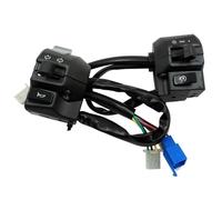 7/8" 22mm Motorcycle Switch Set Compatible avec Horn Turn Headlight/Low Beam Light Start Functions(L AND R)