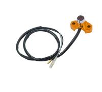 7/8" 22mm Support De Commutateur Guidon De Moto Klaxon Démarreur Électrique Pour Coupe-circuit Avec Bouton De Retour Automatique Pièces Moto En Aluminium CNC Bouton d'allumage de la moto