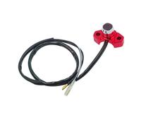 7/8" 22mm Support De Commutateur Guidon De Moto Klaxon Démarreur Électrique Pour Coupe-circuit Avec Bouton De Retour Automatique Pièces Moto En Aluminium CNC Bouton d'allumage de la moto
