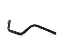 7/8 "22mm Vintage Retro Guidon Universel Drag Barre Droite Chopper Bobber Cruiser Custom CG (Noir)