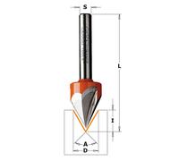 CMT Orange Tools Fraise à pointe laser 958.001.11 60° HM S8 D13x11 Z3