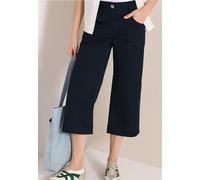 7/8 High Waist Flared Leg Pantalon Loose Fit