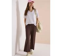 7/8 High Waist Wide Leg Pantalon Loose Fit