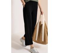 7/8 High Waist Wide Leg Pantalon Loose Fit