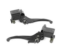 7/8" maître-Cylindre de Frein hydraulique Gauche/Droite, leviers de poignée de Frein d'embrayage Perche avec Serrure de stationnement de poignée pour Moto ATV GY6