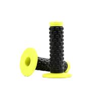 7/8 "nouveau for poignée de vélo poignée guidon moto poignée saleté vélo poignées caoutchouc poignée Gel frein poignée caoutchouc accélérateur 22mm(Black-yellow)