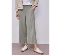 7/8 Pantalon High Waist Wide Leg en coupe décontractée