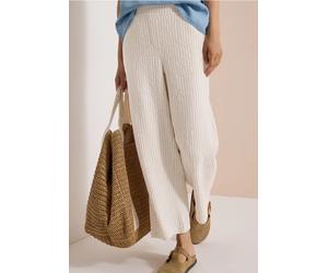 7/8 Pantalon large en seersucker