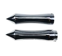 7/8 Pouce 22 mm Guidon de Spike Moto Poignées Poignées pour Cruiser Chopper Cafe Racer