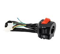 7/8 Pouces 1 Paire D'interrupteurs De Guidon De Moto Universels Et Étanches Pour Klaxon Clignotants Phares Pièces Détachées Bouton d'allumage de la moto