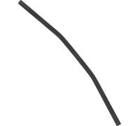 7/8 - pouces 22 mm moto rétro Bend - poignées de guidon noir noir
