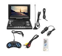 7.8 pouces Portable HD TV maison voiture lecteur DVD VCD CD MP3 cartes USB RCA câble jeu 16:9 rotation écran LCD