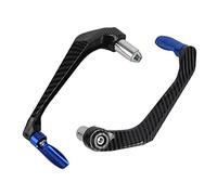 7/8 pouces universels motos protège-mains guidon protège-mains brosse barre poignée protecteur en alliage d'aluminium(Bleu)+veste moto bleue veste moto bleue veste moto bleue veste moto bleue veste m