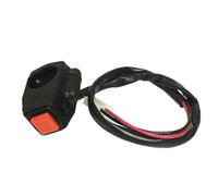 7/8" Universal Motorcycle Handlebar Buttons Motorbike Horn Switch Button With Two Bullet Connectors Motorbike Parts Accessories