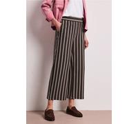 7/8 Wide LegPantalon casual fit à rayures