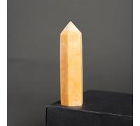 7-8cm Crystal Point Quartz Rainbow Wand Column Rose Rock Home Decor Stone (Color : Yellow)