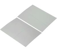 7,9"" Polarisé Film Feuilles, 2 Paquet Adhésif Polariseur Linéaire Polarisant Filtre 16,3X12,4 Cm Pour Écran Photographie Éclairage, 0/90 Degré[Z1126]