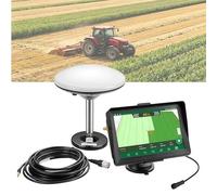 7/9 Pouces Système de Guidage GPS pour Tracteur Navigateur GNSS Haute Précision avec Antenne Renforcée Anti-Interférence Adapté à Semis Fertilisation Pulvérisation Désherbage(7 inch)