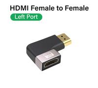 7 Adaptateur de câble HDMI 2.1 8K, connecteur mâle vers femelle à angle droit résistant à 90 degrés, prolongateur HDMI 4K 8K pour TV Stick, PS4, PS5, Xbox, PC, ordinateur portable ""Nipseyteko