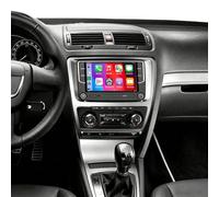 7" Android 14 Autoradio pour Skoda Octavia 2006-2012, 2+64G Touch Screen Head Unit GPS Navi Bluetooth Doppel Din Radio avec Wireless Carplay Android caméra de recul WiFi FM/RDS Mirror Link SWC