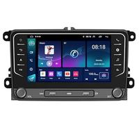 7" Android 14 Car Stereo for VW Tiguan 5N 2007-2016, 4+64G Touch Screen Head Unit GPS Navi Bluetooth Double Din Radio with Wireless Carplay Android Backup Camera WiFi FM/RDS Mirror Link SWC