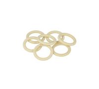 7 anneaux en bois 30 mm