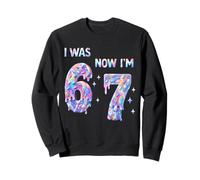 7 Ans Anniversaire J'avais 6 Ans Maintenant J'Ai 7 67 7ème Anniversaire Sweatshirt