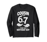 7 Ans Anniversaire J'avais 6 Ans Maintenant J'Ai 7 67 Meme Cousin Manche Longue