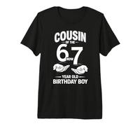 7 Ans Anniversaire J'avais 6 Ans Maintenant J'Ai 7 67 Meme Cousin T-Shirt Haut de Gamme