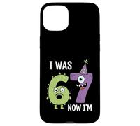 7 Ans Anniversaire J'avais 6 Ans Maintenant J'Ai 7 67 Meme Kids Girls Coque pour iPhone 15 Plus