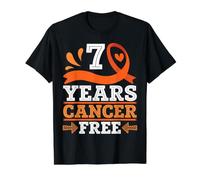 7 Ans de survivant de la leucémie Orange sans Cancer avec Espoir gagné T-Shirt Graphique avec Valeur