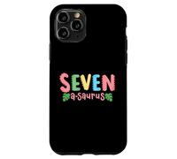 7 ans Saurus Kids Dinosaure 7ème anniversaire Famille Coque pour iPhone 11 Pro