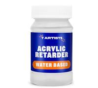 7 Artists Acrylique Retardateur de Séchage 100 ml - Retarder Medium Acrylique Liquide Transparent pour Peinture | Retardateur Sechage | Slow Drying Medium
