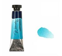 7 Artists Aquarelle Granulation Turquoise Cobalt - 10 ml Tube Unité Aquarelle Professionnelle Extra Fine | Aquarelles en Tubes Adulte | Watercolor Peinture