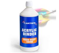 7 Artists Binder Medium Acrylique 1000 ml - Médium Transparent pour Peinture Acrylic | Medium Brillant et Diluant Peinture Acrylique pour Créer Peintures, Primaires et Effets Mixtes