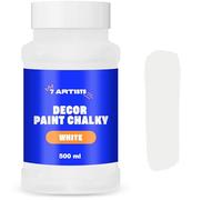 7 Artists Chalk Paint Blanc 500 ml Peinture Chalk Paint | Craie Peinture | Peinture Bois Meuble | Vintage Paint | Chalky Paint | Peinture à la Craie | Chalky Peinture | Furniture Paint