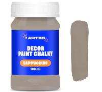 7 Artists Chalk Paint Cappuccino 100 ml Peinture Chalk Paint | Craie Peinture | Peinture Bois Meuble | Vintage Paint | Chalky Paint | Peinture à la Craie | Chalky Peinture | Furniture Paint