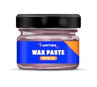 7 Artists Cirage Rose Gold Métallique 20 ml - Cire D'Or Rose pour Peinture Effet Métal | Cire Pink Doree | Pâte Wax pour Cadre, Dorure Artisanale | Metallic Antique Guilding Wax à Patiner