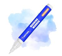 7 Artists Marqueur Aquarelle avec Gomme de Masquage 1-2 mm - Masking Pen avec Fluide de Masquage Aquarelle | Gomme Liquide pour Effets Précis | Marqueur Drawing Gum Facile à Enlever