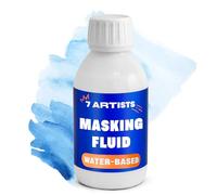 7 Artists Masking Fluid Gel 125 ml - Drawing Gum Liquide de Masquage Aquarelle | Gomme à Dessiner Flexible pour Masquage Précis, Stencil, Gouache, Gomme Liquide et Masquage Aquarelle