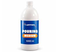 7 Artists Medium Acrylique Pouring Professionnel 1000 ml - Medium de Lissage Brillant pour Peinture Acrylique | Diluant Peinture Transparent pour Fluid Art