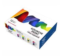 7 Artists Peinture Gouache Set 12 x 40 ml | Boite De Guache | Palette Gouaches Adultes - Extra Fine Couleurs Primaires