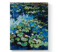 7 Artists Peinture Numero Adulte Claude Monet Water Lilies Set 40x50 cm | Numero Dart | Peinture Par Numero Adulte | Numéro D'art | Peinture Par Numero | Peinture Numéro | Paint By Numbers